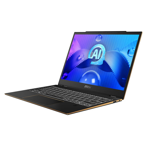 MSI Summit E13 AI EVO A1MTG-038US Intel Core Ultra 7 155H Hybrid (2-in-1) 33.8 cm (13.3") Touchscreen Full HD+ 32 GB LPDDR5-SDRAM 1 TB SSD Wi-Fi 7 (802.11be) Windows 11 Pro Black