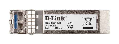 D-Link DEM-S2810LR network transceiver module Fiber optic 25000 Mbit/s SFP28 1310 nm