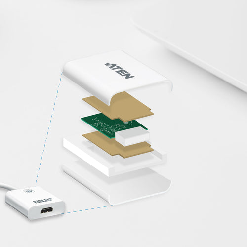 ATEN VC981 video cable adapter Mini DisplayPort HDMI White