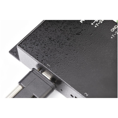 StarTech.com 4 Port USB C Hub 10Gbps - Metal Industrial USB-C Hub - 2x USB-C & 2x USB-A - ESD Surge Protection - USB-C or USB-A Host - Self-Powered Mountable USB 3.2 Gen 2 Type-C Hub