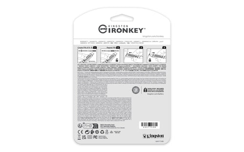 Kingston Technology IronKey 256GB USB-C Keypad 200C, FIPS 140-3 Lvl 3 AES-256