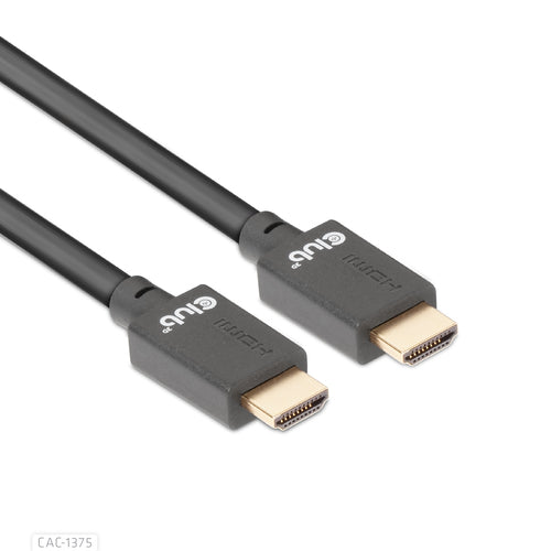 CLUB3D Ultra High Speed HDMI™ Certified Cable 4K120Hz 8K60Hz 48Gbps M/M 5m/16.4ft