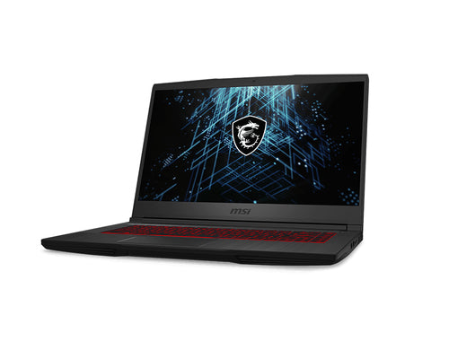 MSI Gaming GF63 11UC-262 Thin Intel® Core™ i7 i7-11800H Laptop 39.6 cm (15.6") Full HD 16 GB DDR4-SDRAM 512 GB SSD NVIDIA GeForce RTX 3050 Wi-Fi 6 (802.11ax) Windows 11 Black