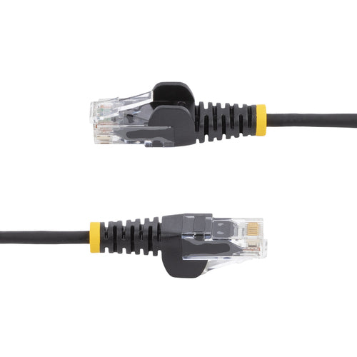 StarTech.com 10 ft. CAT6 Ethernet Cable - Slim - Snagless RJ45 Connectors - Black