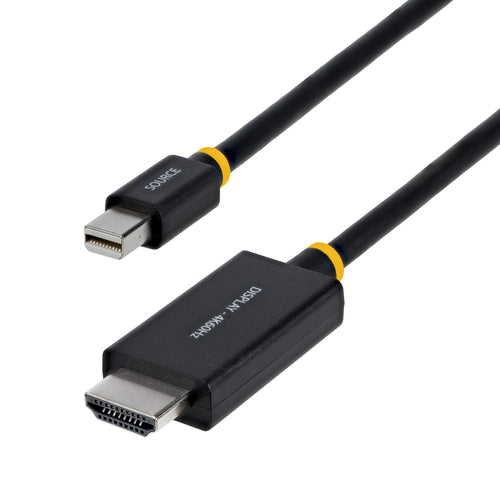 StarTech.com 6ft (1.8m) Mini DisplayPort to HDMI Adapter Cable, 4K 60Hz with HBR3/HDCP 2.3/DPCP, MDP to HDMI 2.0, Active Video Converter, Mini DisplayPort Desktop to HDMI Monitor
