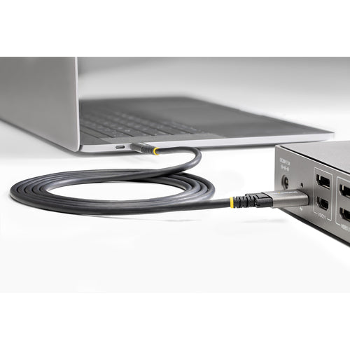 StarTech.com 3ft (1m) Side Screw Locking USB C Cable 10Gbps - USB-IF Certified USB-C Cable - USB 3.1/3.2 Gen 2 Type-C Cable - 100W (5A) Power Delivery Charging, DP Alt Mode - Dual Screw Lock - USB-C Cord Charge/Sync
