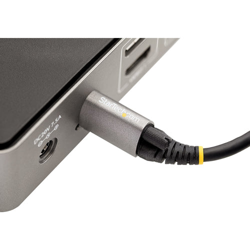 StarTech.com 20" (50cm) Top Screw Locking USB C Cable 10Gbps - USB 3.1/3.2 Gen 2 Type-C Cable - 100W (5A) Power Delivery Charging, DP Alt Mode - Single Screw Lock, USB-C Cord Charge/Sync