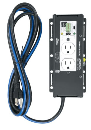 Middle Atlantic Products RLM-15-1CA socket-outlet NEMA L5-15P Black, Blue, White