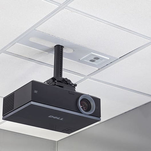 Chief Suspended Ceiling Projector System with 2-Gang Filter & Surge