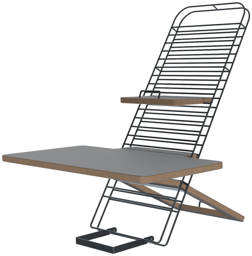 Mousetrapper Standfriend Sit/Stand Desk Grey