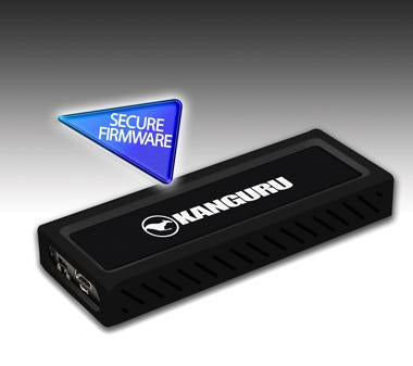 iStorage Kanguru UltraLock Superspeed+ USB-C M.2 NVMe External SSD 4 TB| Secure Portable Solid State Drive |Physical Write Protect Switch| Secure Firmware| TAA Compliant |