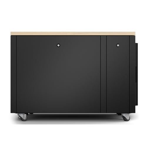 APC NetShelter Soundproof, 12U, Server Rack Enclosure, Maple