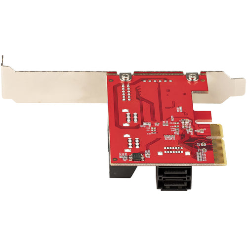StarTech.com SATA PCIe Card - 6 Port PCIe SATA Expansion Card - 6Gbps - Low/Full Profile - Stacked SATA Connectors - ASM1166 Non-Raid - PCI Express to SATA Converter