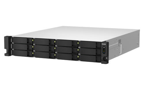 QNAP TS-H1887XU-RP NAS Rack (2U) Intel Xeon E E-2336 32 GB DDR4 0 TB QuTS hero Black, White