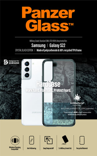 PanzerGlass ® HardCase Samsung Galaxy S22 5G - Smokey Black