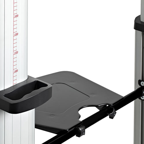 StarTech.com Dual TV Cart for 37-60in VESA TVs up to 110lb/50kg each - Height Adjustable TV Mount, Mobile Display Cart w/ Equipment Shelves - Rolling TV Cart on Wheels - Rolling TV Stand