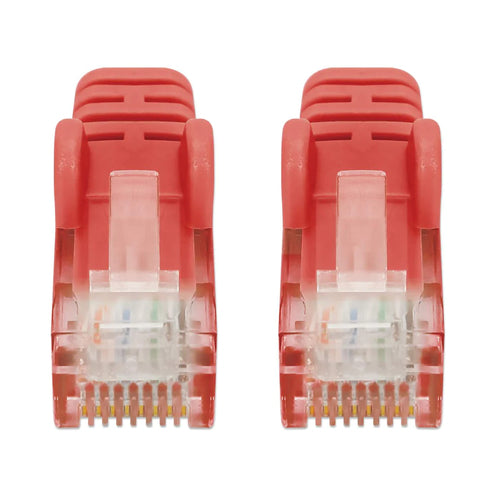 Intellinet IEC-C6-RD-10-SLIM networking cable Red 2 m Cat6 U/UTP (UTP)