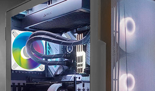 ARCTIC P12 PWM PST A-RGB 0dB - Semi-Passive 120 mm Fan with Digital A-RGB in white and Value Pack