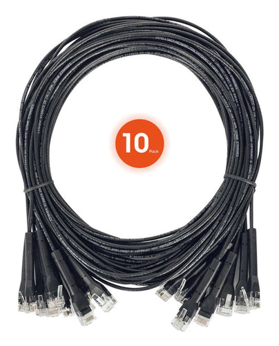 Intellinet 745161 networking cable Black 0.3 m Cat6 U/UTP (UTP)