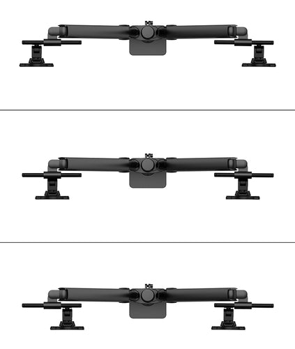 Neomounts DS65S-950BL2 Monitor arm 24-34" - gas spring - Topfix - multi-adjustable - 180°-stop