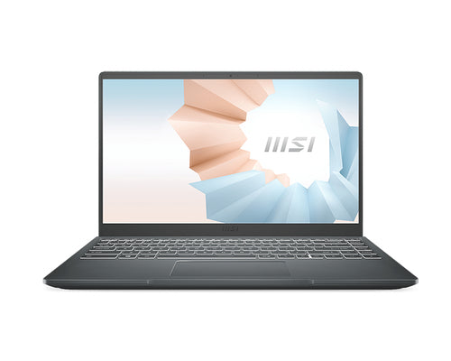 MSI Modern B5M-027 AMD Ryzen™ 5 5500U Laptop 35.6 cm (14") Full HD 8 GB DDR4-SDRAM 256 GB SSD Wi-Fi 6 (802.11ax) Windows 10 Home Grey