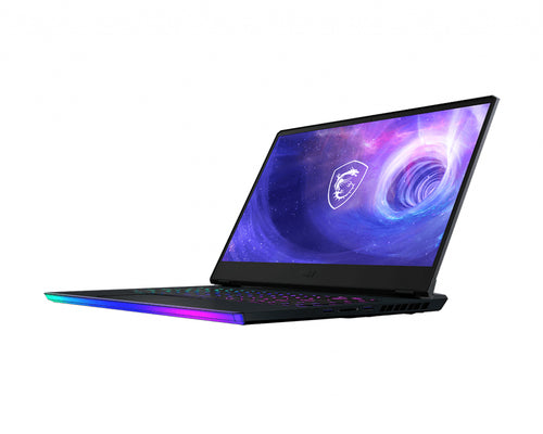 MSI Gaming GE66 12UHS-235 Raider Intel® Core™ i9 i9-12900HK Laptop 39.6 cm (15.6") 4K Ultra HD 32 GB DDR5-SDRAM 1 TB SSD NVIDIA GeForce RTX 3080 Ti Wi-Fi 6E (802.11ax) Windows 11 Home Blue, Titanium