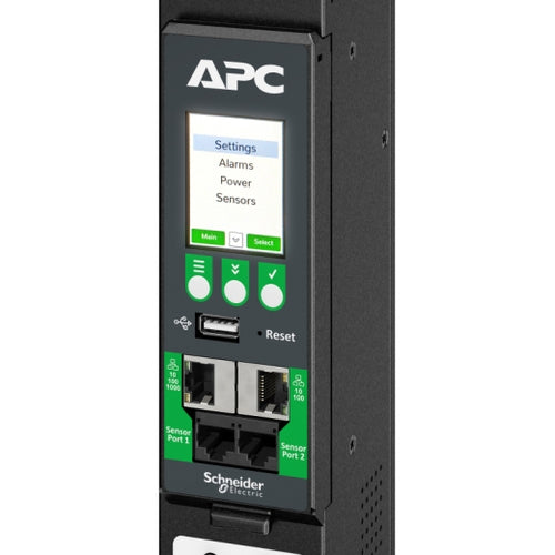 APC NetShelter Rack PDU Advanced, Switched Metered Outlet, 3Phase, 22.1kW 400V 32A or 17.3kW 415V 30A, 48 Outlets, IEC309