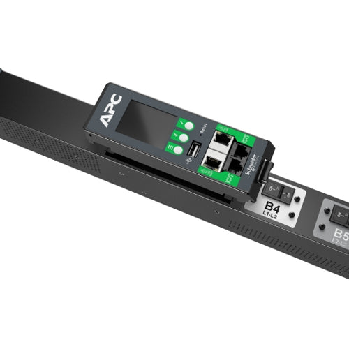 APC NetShelter Rack PDU Advanced, Switched Metered Outlet, 3Phase, 11kW 400V 16A or 11.5kW 415V 20A, 48 Outlets, IEC309