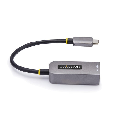 StarTech.com 2.5GbE USB-C to Ethernet Adapter, NBASE-T NIC, USB 3.0 Type-C 2.5/1G Multi Speed Network, Thunderbolt Compatible, Windows & Mac