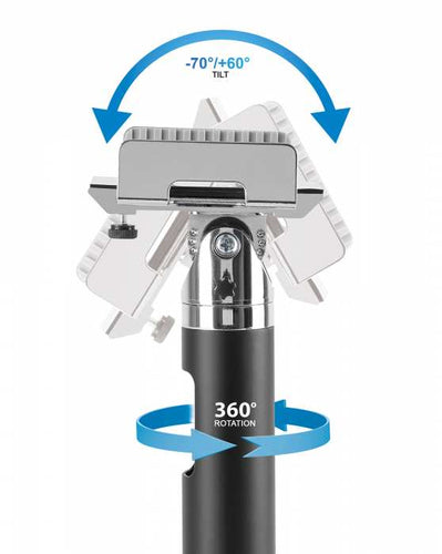 Manhattan 462242 holder Active holder Terminal Black, Silver
