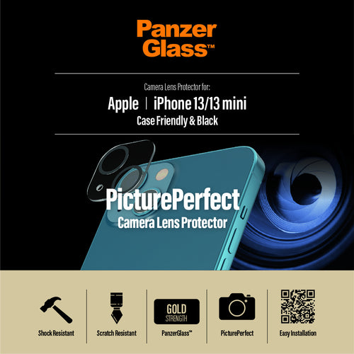 PanzerGlass ® PicturePerfect Camera Lens Protector iPhone 13 | Mini Clear screen protector Apple 1 pc(s)