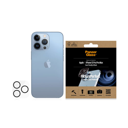 PanzerGlass ® PicturePerfect Camera Lens Protector iPhone 13 Pro | 13 Pro Max Clear screen protector Apple 1 pc(s)