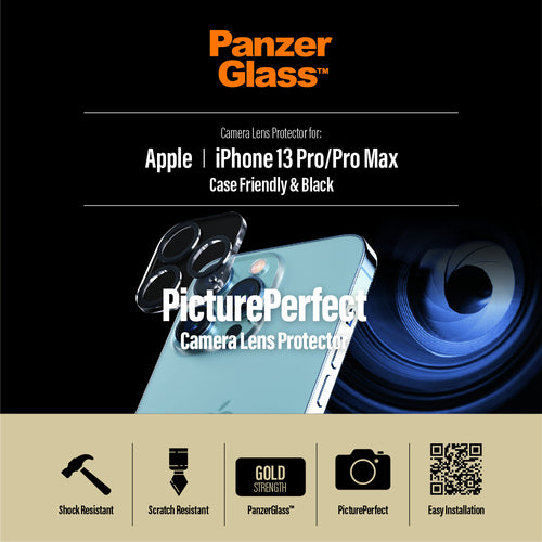 PanzerGlass ® PicturePerfect Camera Lens Protector iPhone 13 Pro | 13 Pro Max Clear screen protector Apple 1 pc(s)
