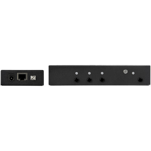 StarTech.com HDMI Extender over CAT6 with 3 Port Video Switch, 4K 30Hz/115ft, HDBaseT HDMI Extender Kit, IR Control, 4K Video over Ethernet w/ Automatic HDMI Switcher, HDMI Switch Box