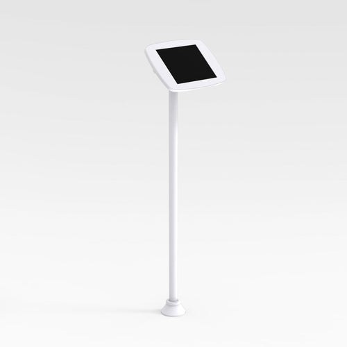Bouncepad Floorstanding Slim with USB Cable | Samsung Galaxy Tab A8 10.5 (2021) | White | Exposed Front Camera and Home Button