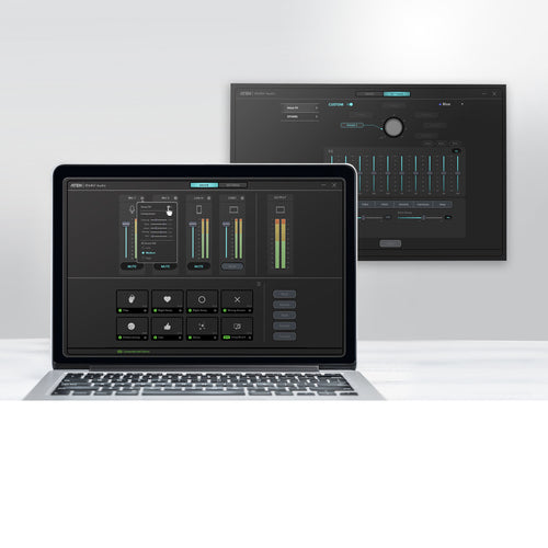 ATEN Podcast AI Audio Mixer | MicLIVE 6-CH