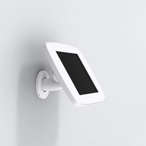 Bouncepad Wallmount | Apple iPad Mini 6th Gen | White | Exposed Front Camera and Home Button