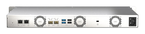 QNAP TS-435XeU NAS Rack (1U) Marvell CN9131 4 GB DDR4 0 TB QNAP QTS Black, Grey