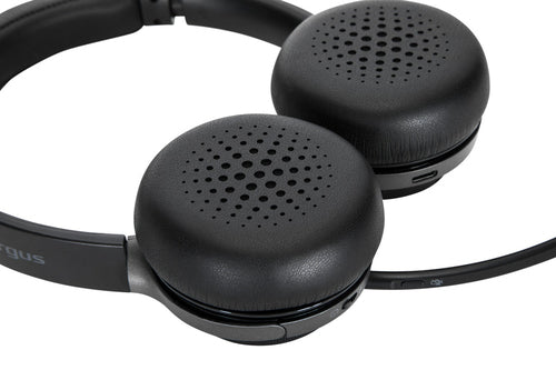 Targus AEH104TT headphones/headset Wired & Wireless Head-band Calls/Music USB Type-C Bluetooth Black
