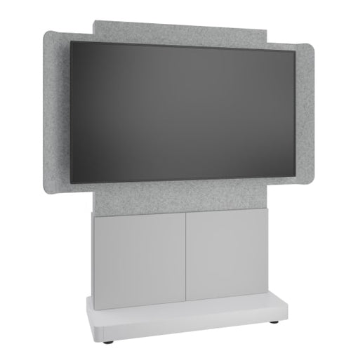 Middle Atlantic Products FM-DS-4875FS-AD8W TV mount/stand 139.7 cm (55") Grey, Silver, White