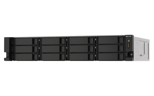 QNAP TS-1273AU-RP-8G NAS Rack (2U) Ryzen Embedded V1500B 8 GB DDR4 0 TB QNAP QTS Aluminium, Black