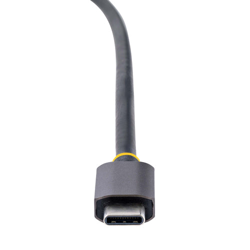 StarTech.com USB C Video Adapter, USB C to HDMI DVI VGA Adapter, Up to 4K 60Hz, Aluminum, Multiport Video Display Adapter, Thunderbolt 3 / 4 Compatible, USB Type C Travel Adapter