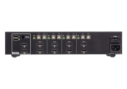 ATEN 4-Port USB DisplayPort Dual Display Secure KVM Switch with CAC (PSD PP v4.0 Compliant)