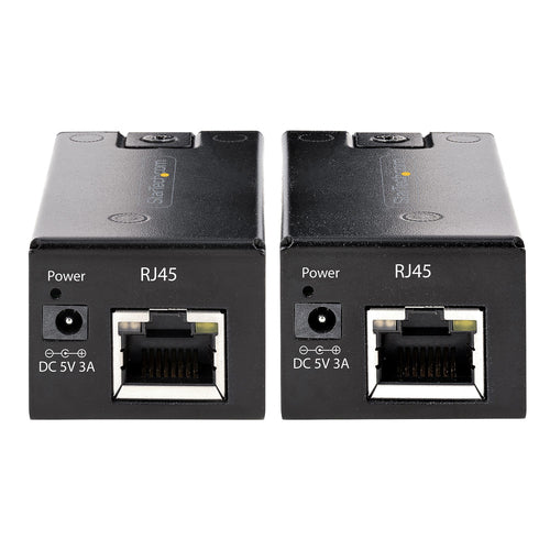 StarTech.com 150m (492ft) USB 2.0 Extender over Cat5e/Cat6 Ethernet Cable, Externally Powered USB Extender via RJ45/Network Cable, USB Over Ethernet Cable Extender/Adapter