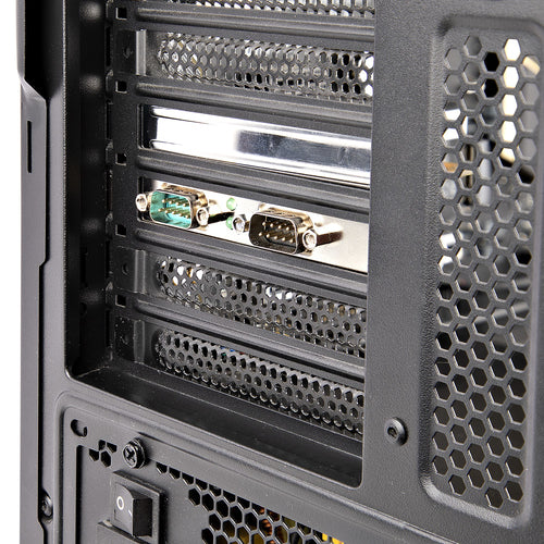 StarTech.com 2-Port PCI Express Serial Card, Dual Port PCIe to RS232 (DB9) Serial Card, 16C1050 UART, Standard or Low Profile Brackets, COM Retention, For Windows & Linux