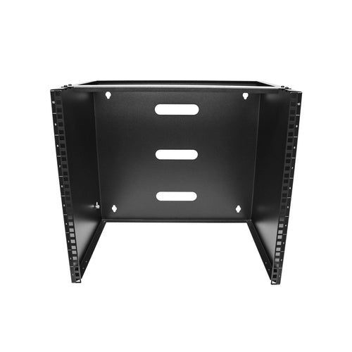 StarTech.com 10U Wall Mount Network Rack - 14 inch Deep (Low Profile) - 19" Patch Panel Bracket for Shallow Server, IT Equipment, Network Switches - 77lbs/35kg Weight Cap., Black