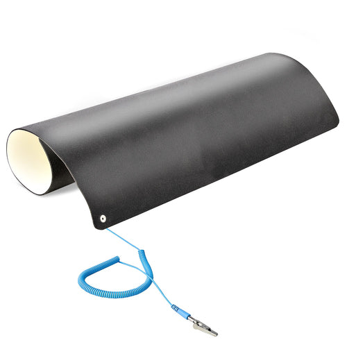 StarTech.com Anti Static Mat, ESD Mat for Electronics Repair, Anti Static Table/Desk Mat w/Detachable Grounding Wire, ANSI/ESD S 4.1, Flexible Thermoplastic Work Pad/Mat, 23x47 in (60x120cm)