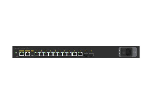 NETGEAR GSM4212P Managed L2/L3 Gigabit Ethernet (10/100/1000) Power over Ethernet (PoE) 1U Black