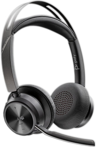 HP Poly Voyager Focus 2 Microsoft Teams Certified USB-C-C Headset +USB-C/A Adapter