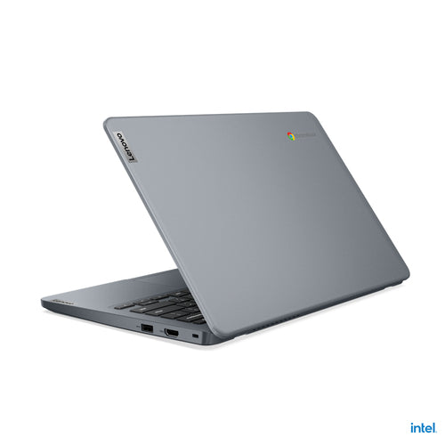 Lenovo 14e Chromebook Gen 3 Intel® N N200 35.6 cm (14") Touchscreen Full HD 8 GB LPDDR5-SDRAM 128 GB eMMC Wi-Fi 6E (802.11ax) ChromeOS US English Grey